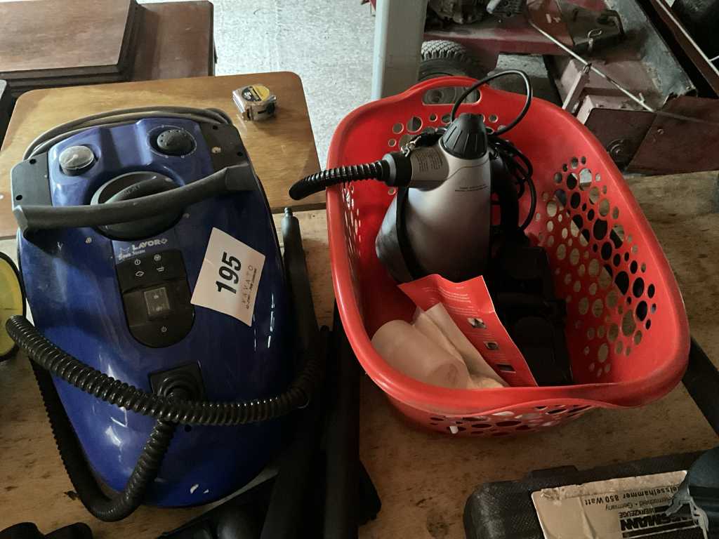 2 different steam cleaners PRIMO, LAVOR