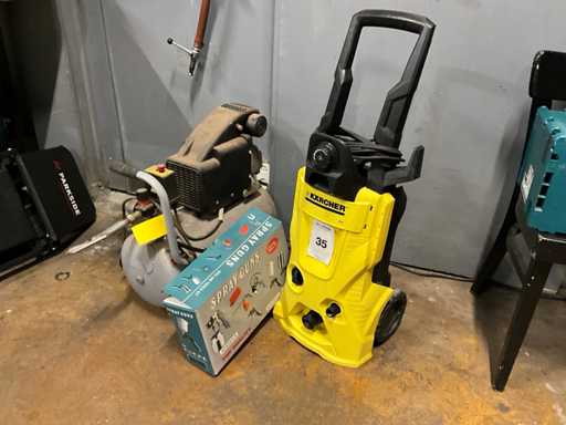 Compressor & high-pressure cleaner