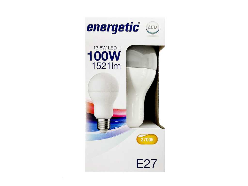 Energetic - ampoule LED standard opale E27 (348x)
