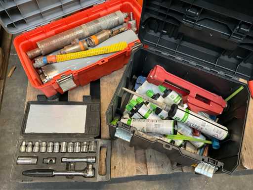 Diamond drills and various tools