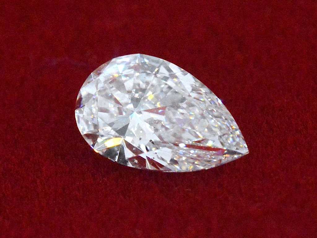 Diamant - circa 5.00 karaat diamant (gecertificeerd)