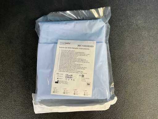 Set di suture sterili Sterisets 2023 con strumenti in metallo (280x)