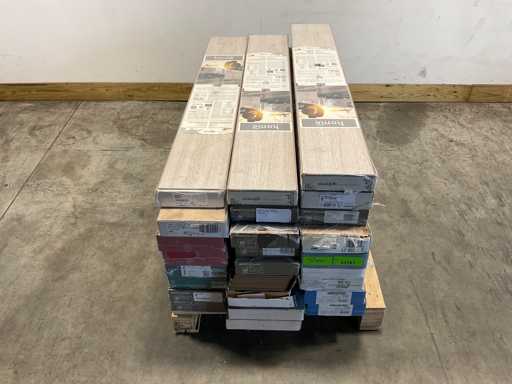 Laminaat – diverse soorten, ca. 57m²