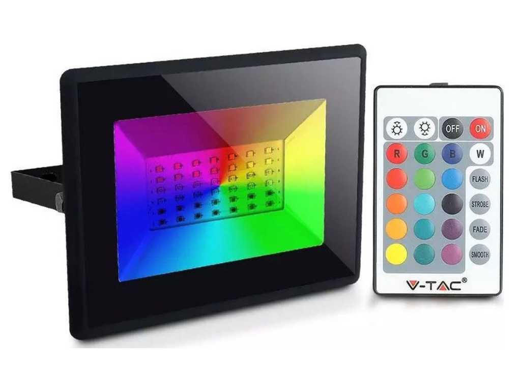 V-tact - VT-4932 - Projecteur LED RGB 30 W (5x)