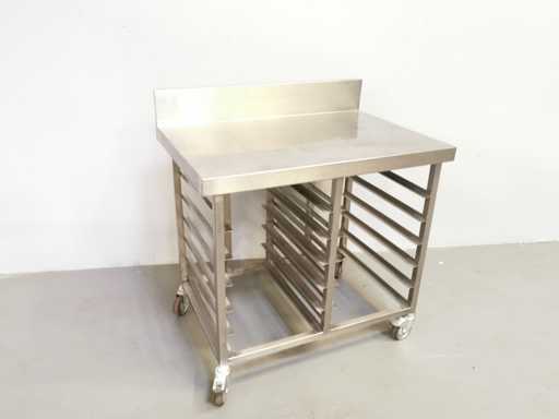 PROFFIL - Acier - Table de travail en acier inoxydable