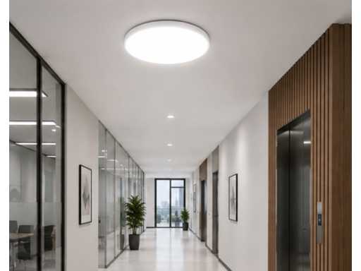 8 x LED luce da soffitto 40W – 3CCT regolabile - Bianco – IP20 – HAZEL-40 3CCT