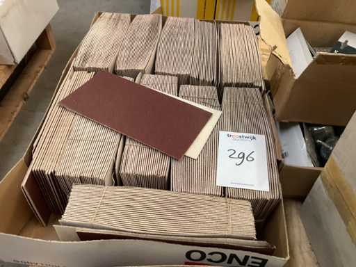 Lote de hojas de lija 115x235 mm