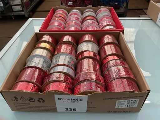 Rocchetto Yuta. Party Jute Weihnachtsband.