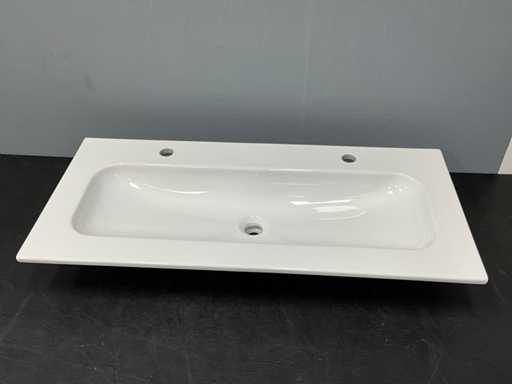 Primabad - E-8073-100-TH2 - Lavabo in porcellana 100 x 45 cm