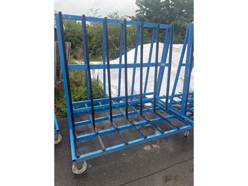 - Glass Transport Trolleys - - Window Frame Castors Glass Transport Trolleys Transport Trolleys