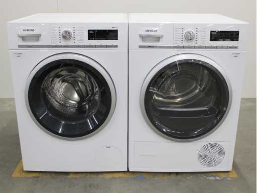 Siemens iQ700 iSensoric best Collection aquaStop pralka oraz Siemens iQ700 iSensoric samoczyszcząca suszarka do skraplania