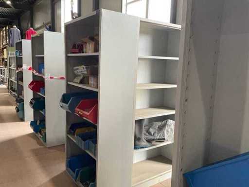 Metalen kasten met inhoud (4x)