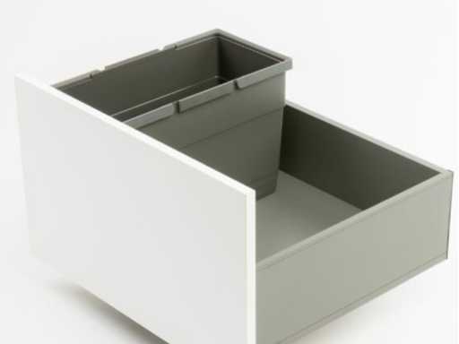 Orgalux Clean Carol Waste Bin with 2 handles and lid 21L