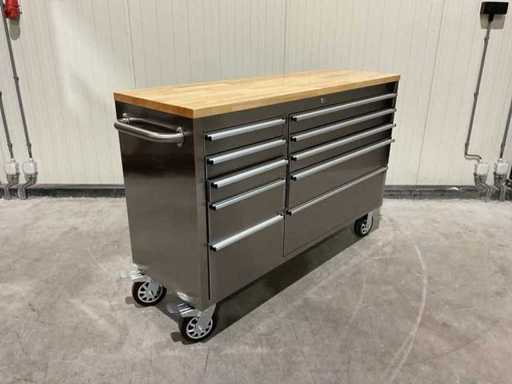 Wózek narzędziowy - stal nierdzewna 55" - HTC5510W1