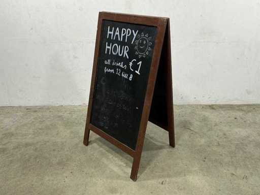 Pavement sign