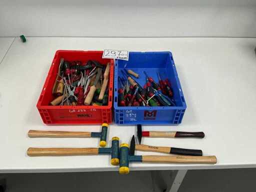 Los Verschiedene Handwerkzeuge