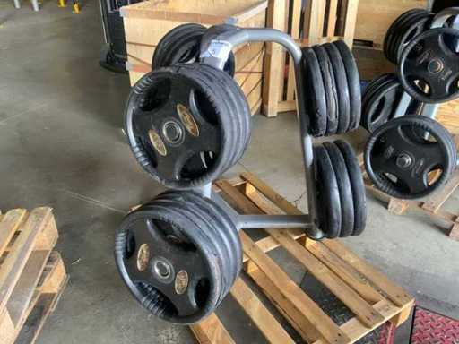 Lifemaxx dumbbell 50mm with rack Power station