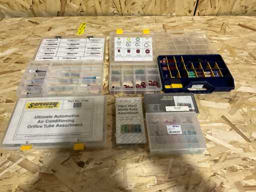 Zekeringen, aircotubes en O-ringen assortiment