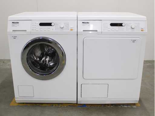 Miele W 5825 SoftCare System Washing Machine & Miele T 8823 C SoftCare System Dryer