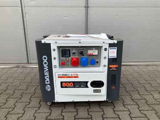 Daewoo - DDAE10500DSE-3G - generator diesel de 8,1 KVA 230/400V