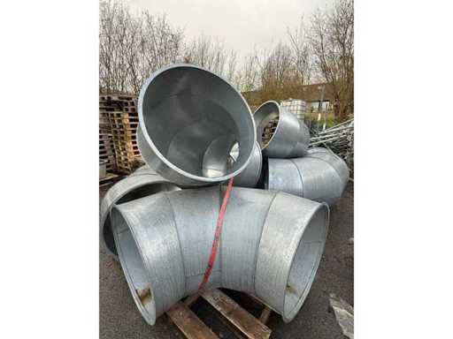 Lignes de courbure à 90 degrés (6x)