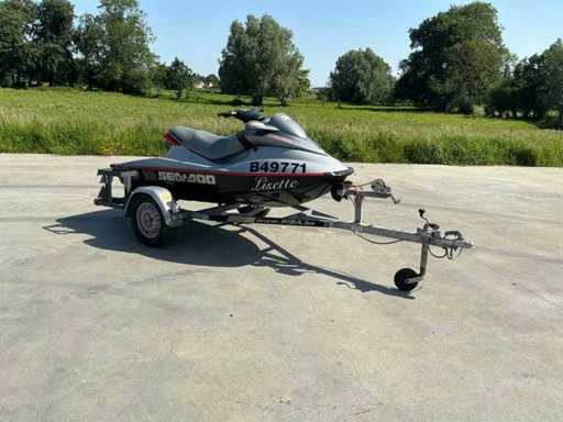 2000 Bombardier Seadoo Waterscooter met trailer