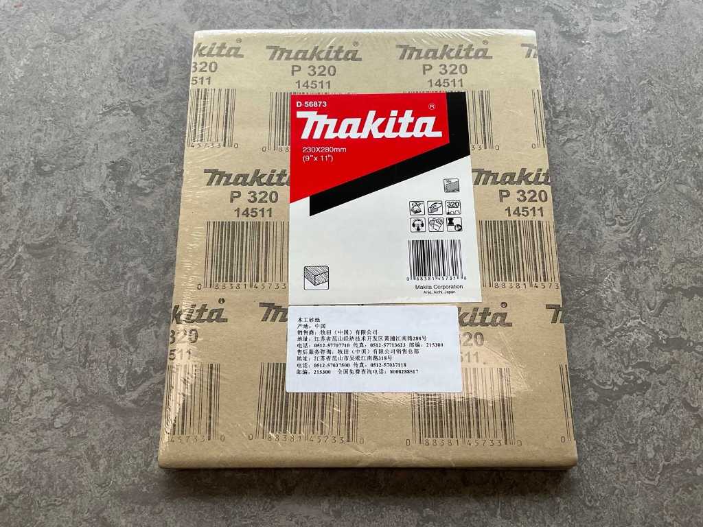 Makita - D-56873 - carta vetrata confezione da 50 (20x)