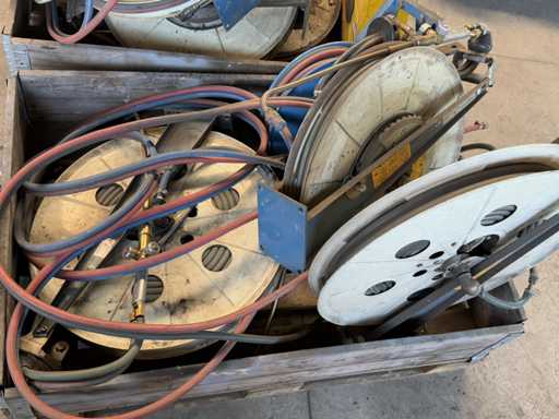   Lot Tuyaux de gaz avec raccord de brûleur