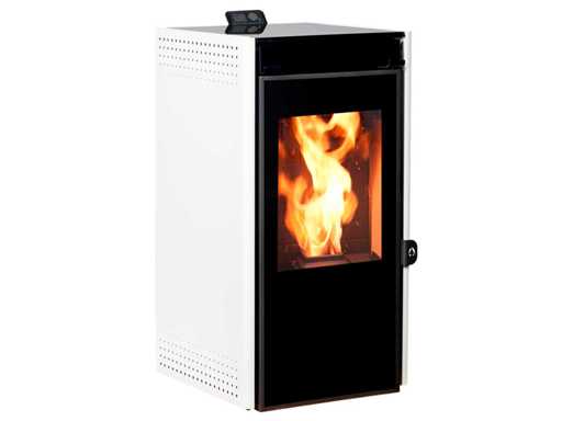 ECOFOREST Moon II - White - Pellet stove
