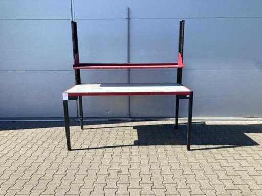 Werkbank mit manueller Höhenverstellung