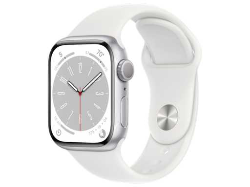 Apple - Series 8 - Smartwatch GPS Zilver Aluminium