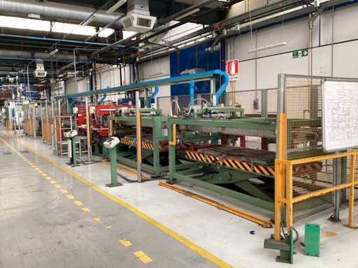 1997 ESIMEC 15459/B Sheet metal punching and profiling line