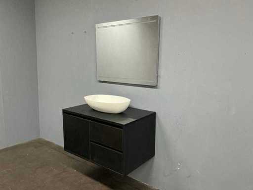 Ensemble de meubles de salle de bain - 90 cm