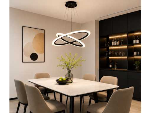 Żyrandol LED – 3 kolory – ściemniający – P7060/2