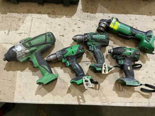 Hitachi Verschiedene akkulose Werkzeuge (5x)