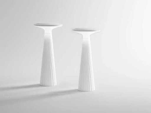 4 lampes rechargeables Intec Brio blanches