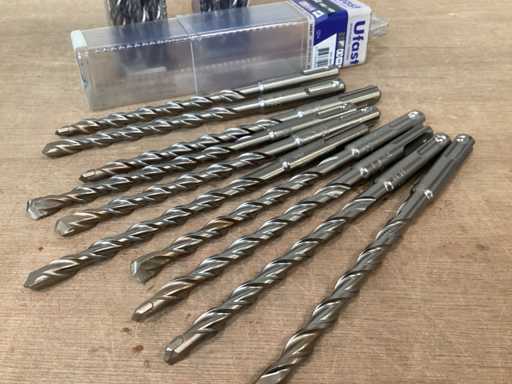 Ufast drill 8 x 160, SDS plus, tube 10 pieces (16x)