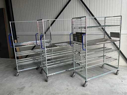 Wanzl KT3 1297 Level Trolley (3x)
