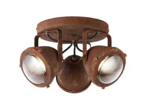 Brilliant Carmen Glass 3-lichts Plafondlamp (8x)