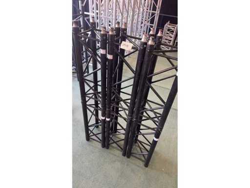 6x S31 STRAIGHT 71 CM SQ30 BLACK