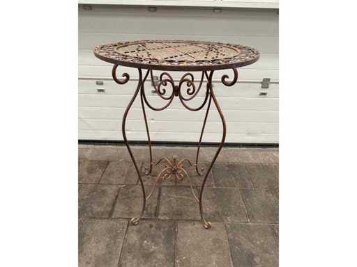 Altezza tavolino in ferro 100 cm (4x)