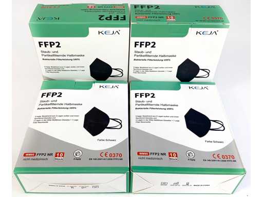 Set di 10 maschere usa e getta KEJA FFP2 5 strati (500 set)