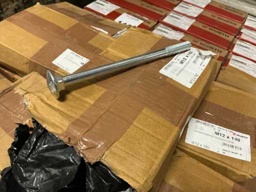 Lafettenbolzen M12x180 mm (500 Stück)