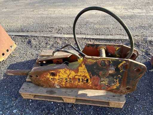 HANWOO hydraulische rotsbreker voor minigraafmachine van 4 tot 6 ton