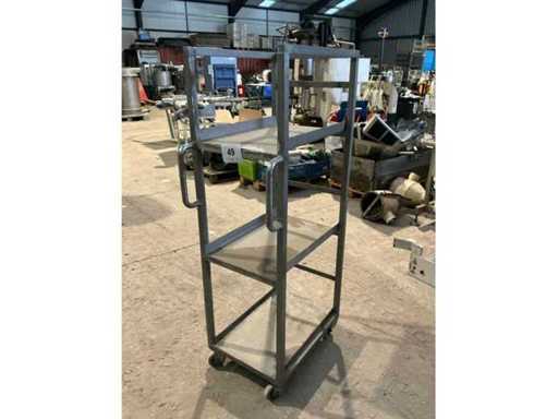 Cărucior de transport din oțel inoxidabil