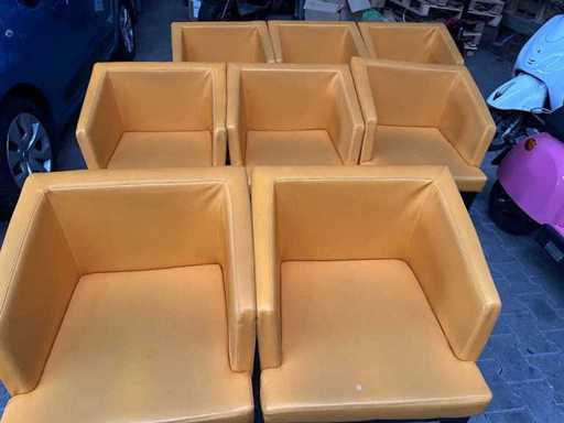 Scaune de sufragerie 8 piese