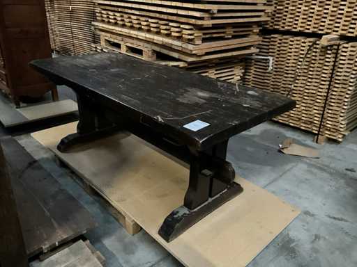 Antieke houten Eetkamertafel