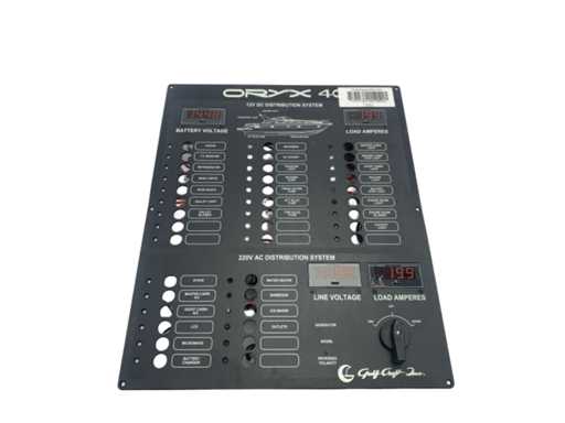 Gulf Craft Oryx 40 AC | DC Distribution Panel 12V | 230V-020-4600-0