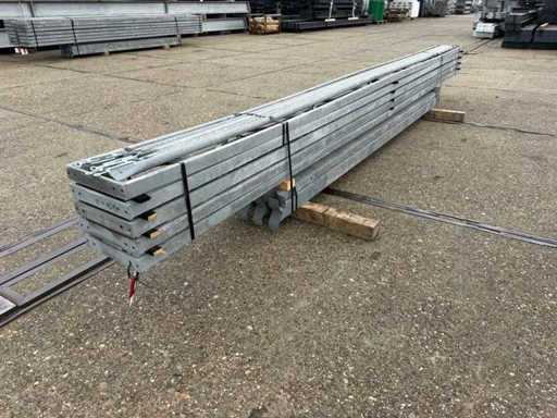 Platdak - Staalconstructie 4.90 x 16.00 meter (78m2)