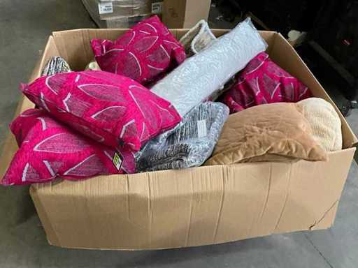 Linge & Plus + 2Lif PALLETDEAL divers coussins décoratifs